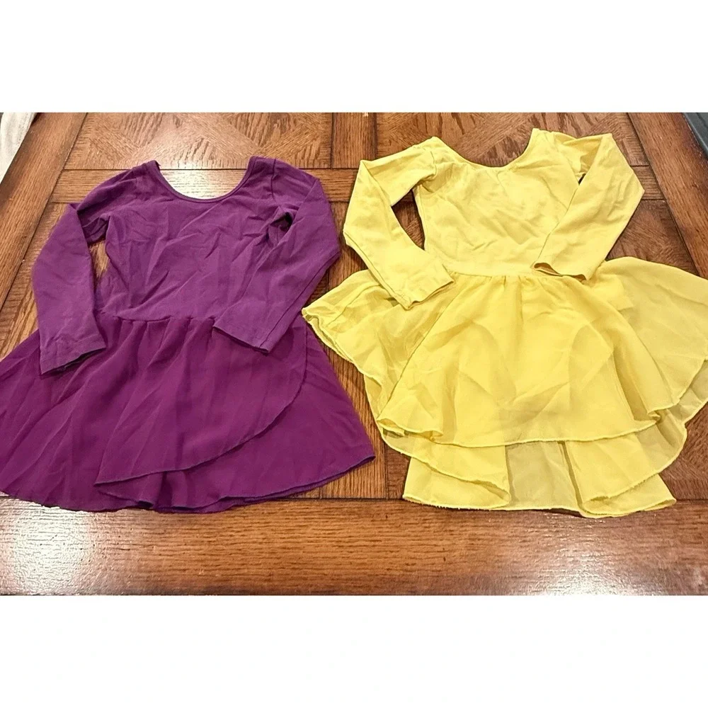 Ballet Leotard With Skirt Lot 2 Leos Size 6-7 Dance‎ Lessons Princess